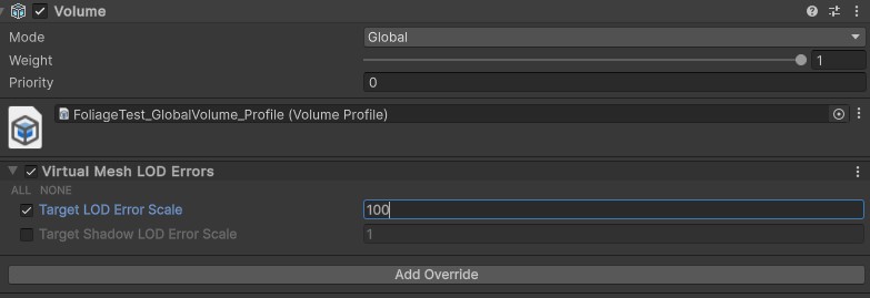 Volume Component